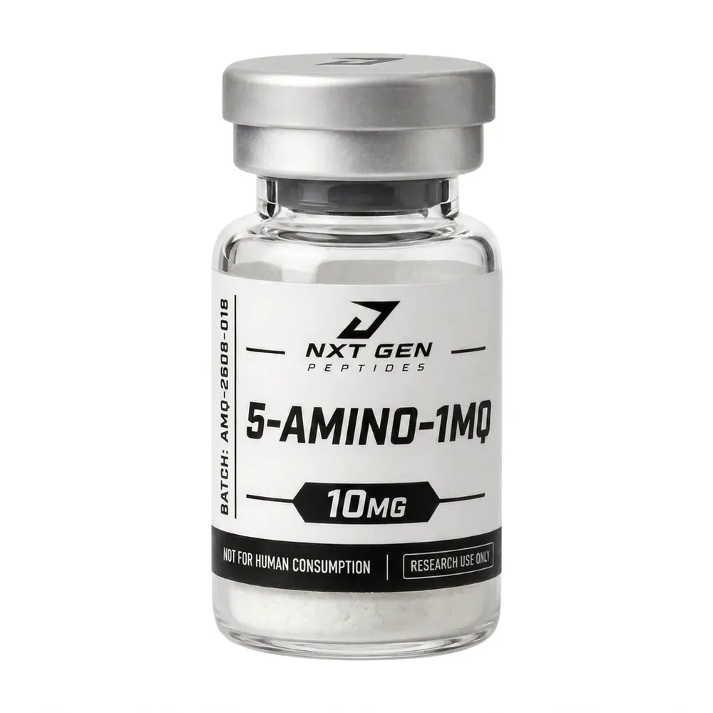 5-Amino-1MQ 10 mg research compound vial, research use only